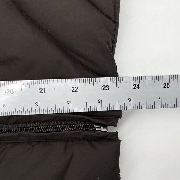 Kenneth Cole Reaction Vest Mens Large Down Puffer Jacket Feathers Full Zip Gray - Picture 7 of 9